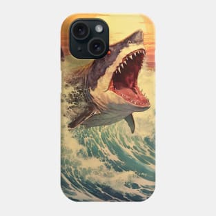 Leaping Hungry Shark Phone Case