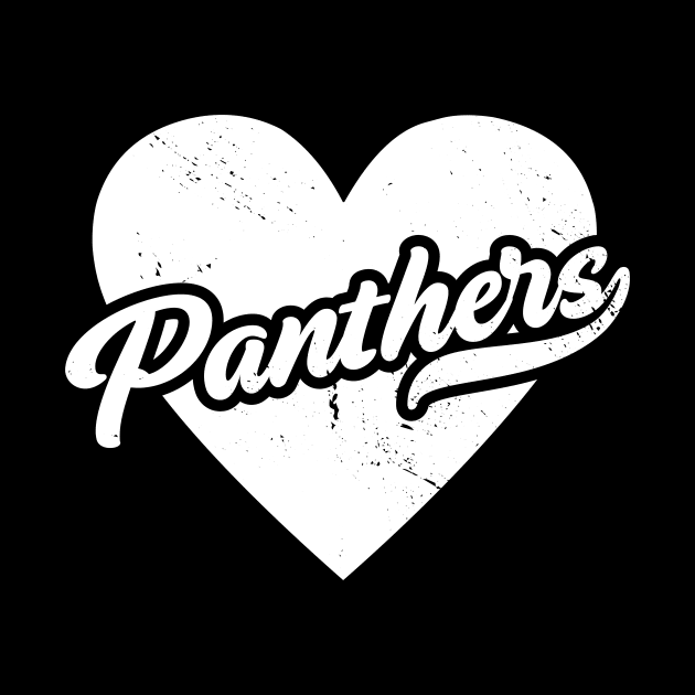 Vintage Panthers School Spirit // High School Football Mascot // Go Panthers by SLAG_Creative