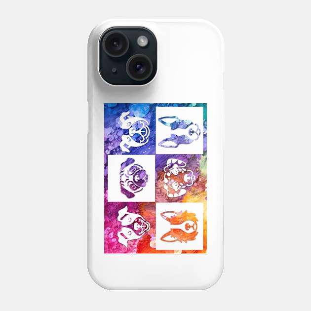 6 Happy Dogs Phone Case by Azul