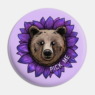 Pick the bear Pin