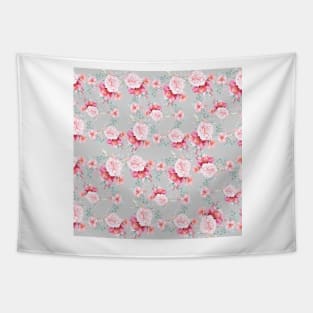 Peonies Watercolour Bouquet Tapestry