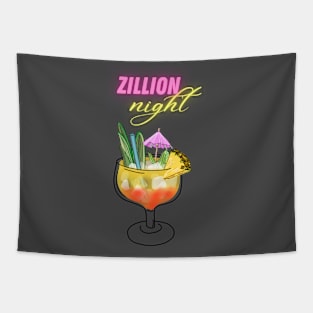 Zillion night cocktail Tapestry
