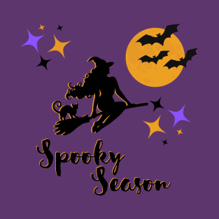 Spooky Season Halloween Witch T-Shirt