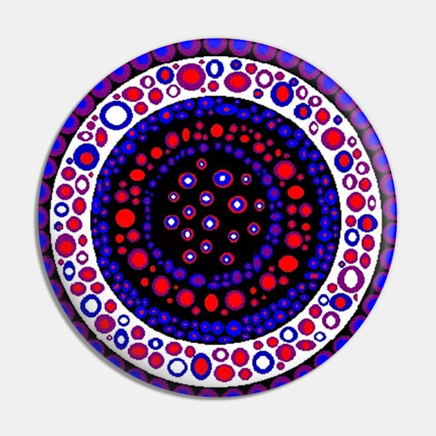 Circle Mandala Pin by iLgenRuud