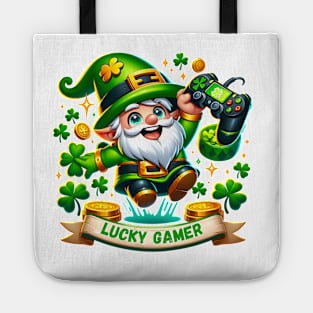 Lucky Gamer Gnome - St. Patrick's Day Tote