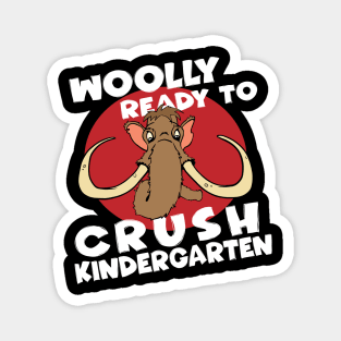 Wooly Ready to Crush Kindergarten Back to School Magnet