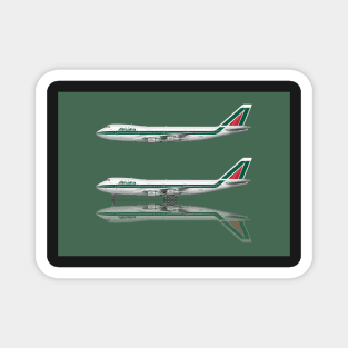 Alitalia 747-100 Magnet