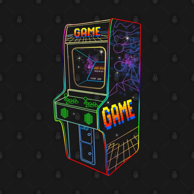 Arcade Machine Game // 80s Retro by Niko Neon