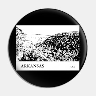 Arkansas USA Pin