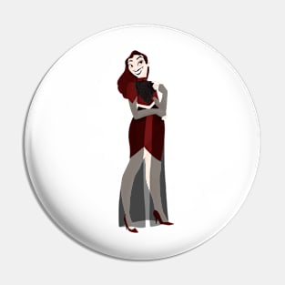 Vampire woman Pin