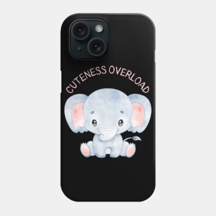 Cuteness overload cutest baby elephant for kids and babies Phone Case