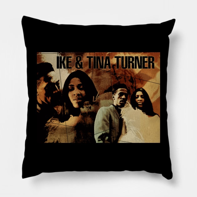 Golden Era R&B Legacy Ike Nostalgia Tribute Shirt Pillow by Super Face