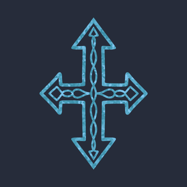 BLUE Cross by SartorisArt1