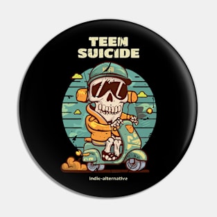 teen suicide Pin