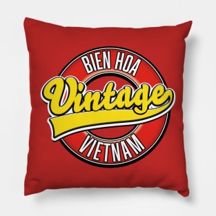 Bien Hoa vietnam retro logo Pillow