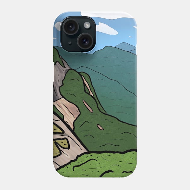 Exclamation Point, Chimney Rock, NC Phone Case by Unbrokeann