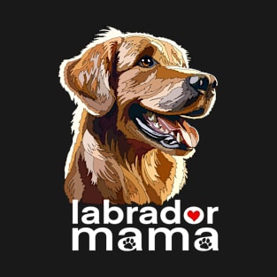 Golden Labrador Retriever Mama T-Shirt