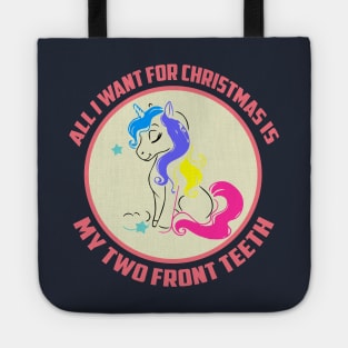 All I Want for Christmas is My Two Front Teeth Shirt, Christmas Family Squad Shirts, Christmas Family Shirts, Christmas T-shirt For Family Tote