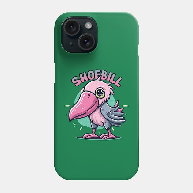 Cute Shoebill Aesthetic Design Phone Case by Trendsdk