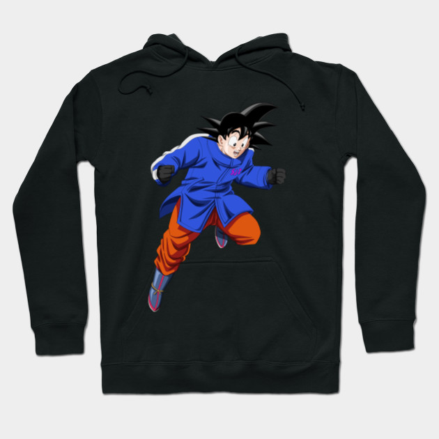 Goku Wearing Cool Winter Jacket Goku Hoodie Teepublic