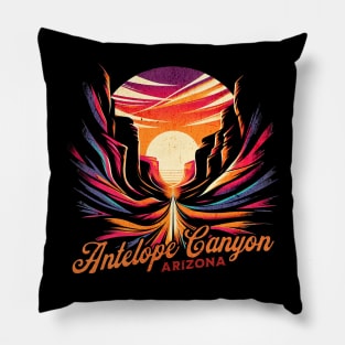 Antelope Canyon Arizona Design Pillow