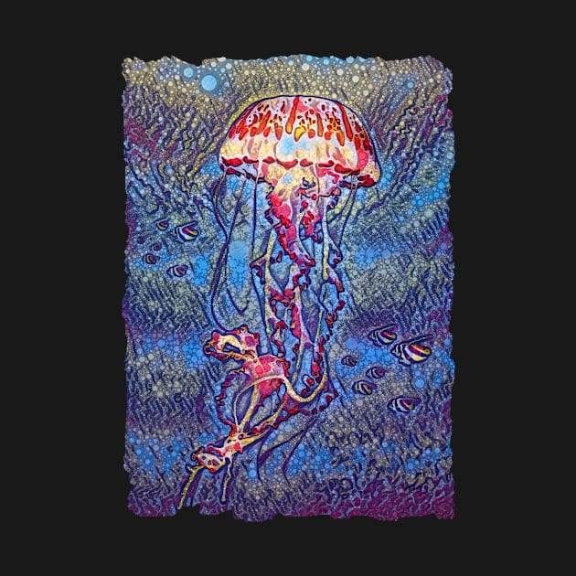 Jellyfish Mosaic Art Design by PhotoArts