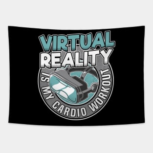 VR Gamer Gaming Virtual Reality Gamers Gift Tapestry