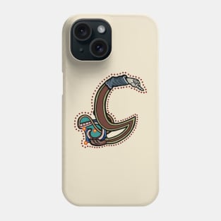 Letter G Manicule W 14C Maastricht Psalter parody Phone Case