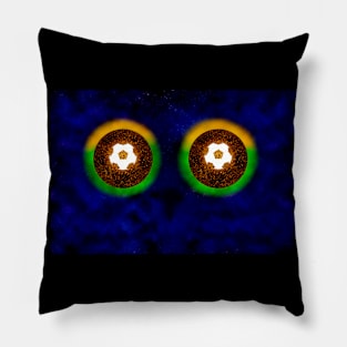 Abstract owl - as a football fan symbol Pillow