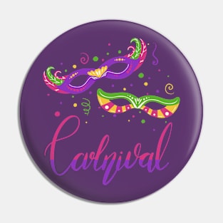 Mardi gras carnival Pin