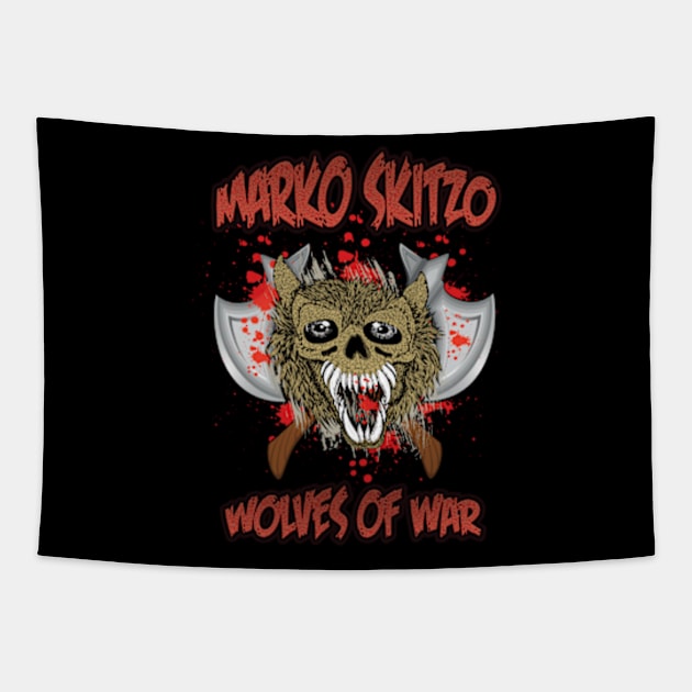 MARKO SKITZO X WOLVES OF WAR Tapestry by MarkoSkitzo