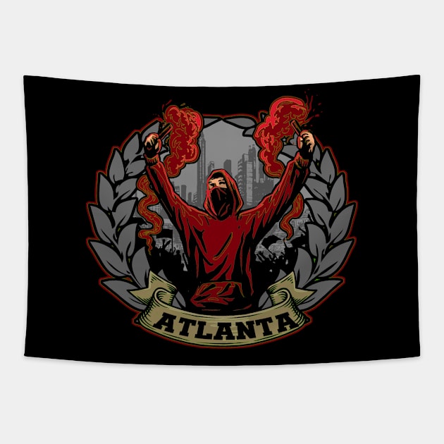 Atlanta Soccer Tapestry by JayD World