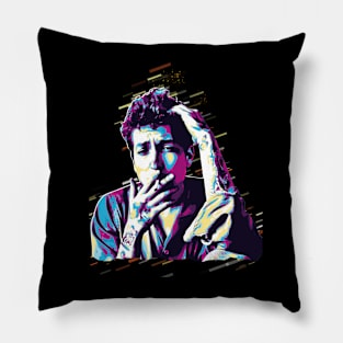 bob dylan 80s Pillow