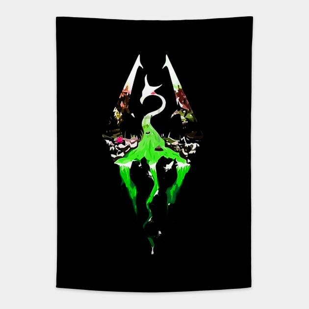 Elder Scrolls - Skyrim Tapestry by ctrlzie