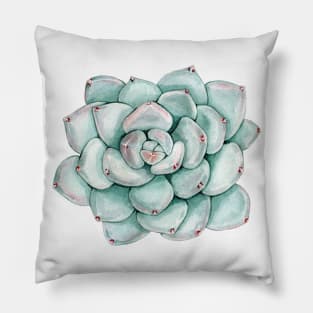 Watercolor succulent cactus Pillow