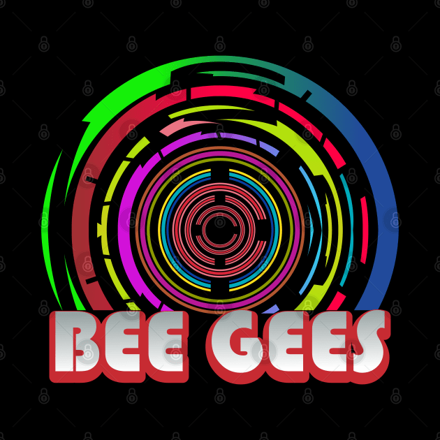 Minimalist Vinyl // Bee Gees by CreatenewARTees