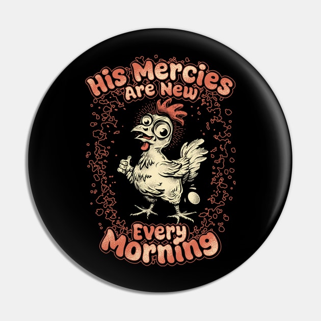 His Mercies are New Every Morning Pin by TreehouseDesigns