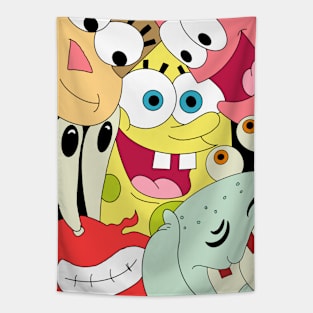 Sponge Squad Tapestry