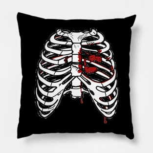 Bloody Rib Cage Pillow