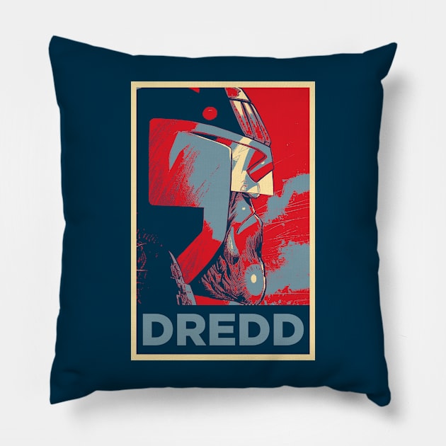 DREDD HOPE Pillow by TEEVEETEES