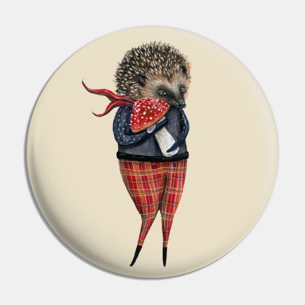 Herbert the Hedgehog Pin by KayleighRadcliffe