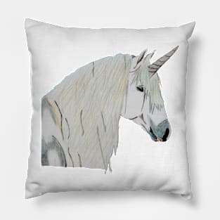 Unicorn Magic, Pure and True- White Pillow