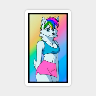 Custom Pride Furry Graphic Design // T-Shirts, Hoodies, Stickers And More!! Magnet