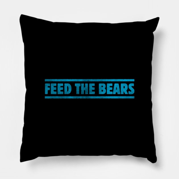 Feed The Bears Pillow by daparacami