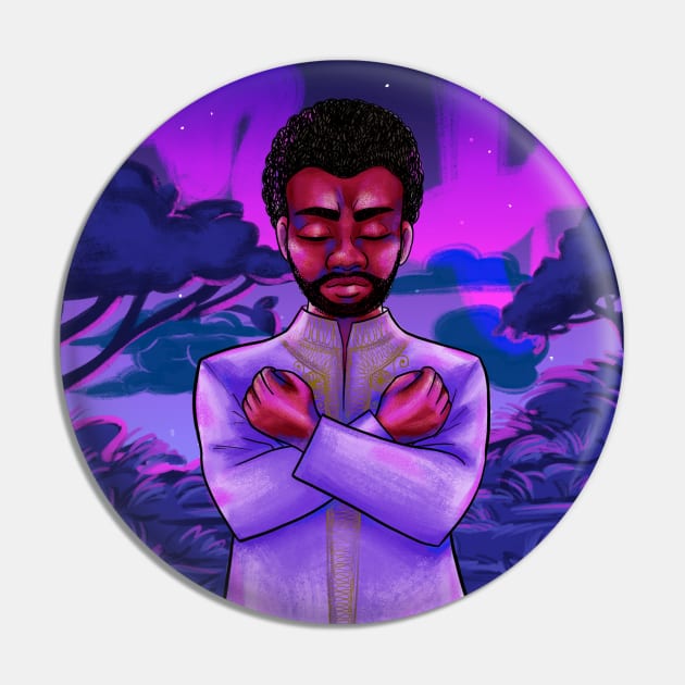 Chadwick Boseman Tribute Pin by aliyahart