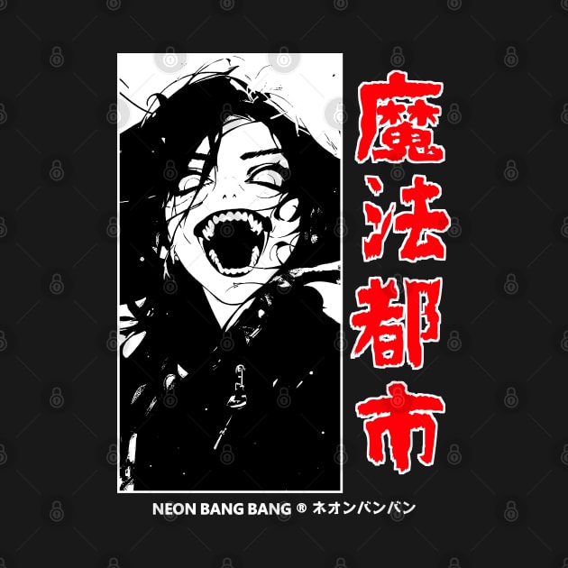 Anime Dark Goth Horror Manga Japanese Streetwear Aesthetic by Neon Bang Bang