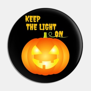 Halloween T-Shirt and more "Keep the Light On" Pin