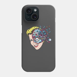 Lady Robot has a Bad Day Phone Case