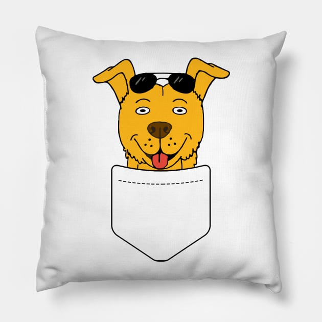 Mr Peanutbutter in your pocket! Pillow by GeleHaas