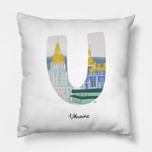 Bucket list destination - Ukraine Pillow